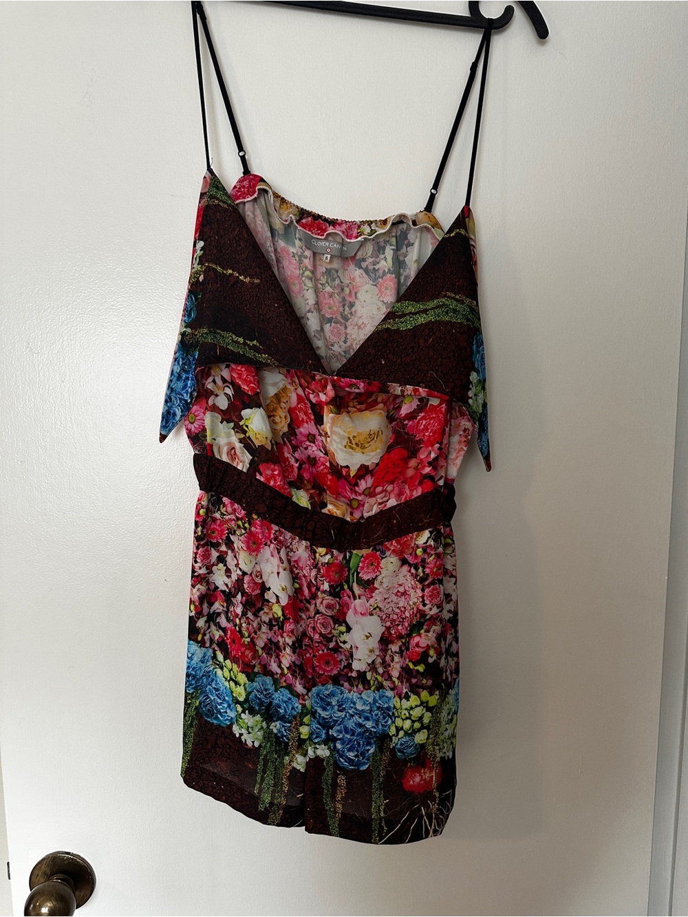Clover Canyon Floral Romper- size small